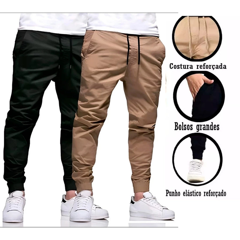 Calça Jogger Jeans Sarja Masculina / Feminino